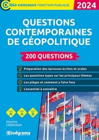 Maxime Chervaux - Questions contemporaines de géopolitique - Catégories A+, A et B.