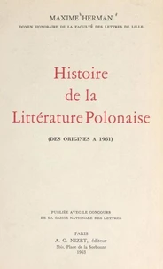 Histoire de la littérature polonaise