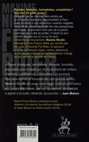 Fly Rider - Gilet jaune de Maxime Nicolle - Grand Format - Livre - Decitre