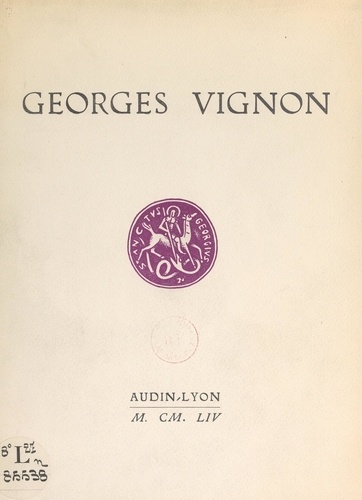 Georges Vignon (1874-1952)