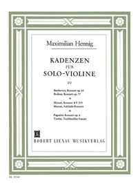 Maximillan Hennig - Cadences complètes - violin..