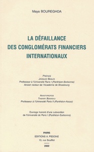 Maya Boureghda - La Defaillance Des Conglomerats Financiers Internationaux.