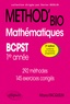 Mayeul Bacquelin - Mathématiques. BCPST 1re année. Méthod'Bio - 292 méthodes. 145 exercices corrigés.