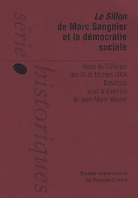 Le Sillon de Marc Sangnier et la démocratie sociale