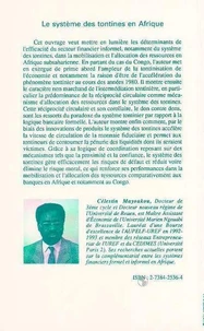 Le système des tontines en Afrique