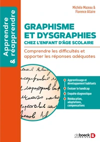 Graphisme et dysgraphies chez l'enfant d'âge scolaire
