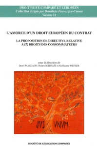 L'amorce d'un droit européen du contrat