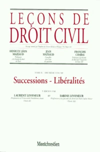 Leçons de droit civil
