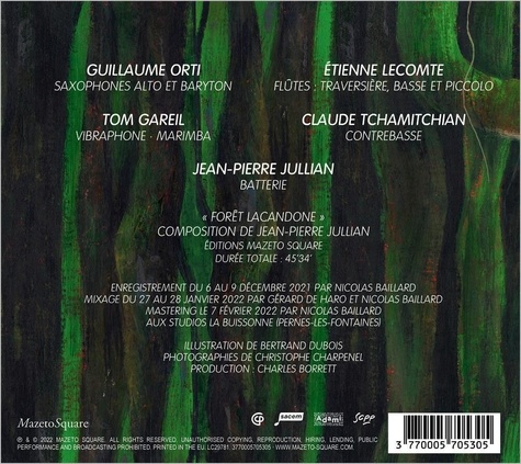 Forêt Lacandone  1 CD audio