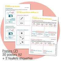 Posters Haut les maths ! CE1