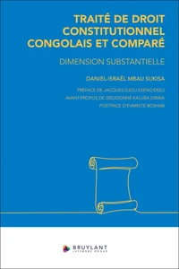 Traité de droit constitutionnel congolais et comparé