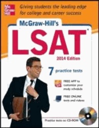 McGraw-Hill's LSAT with CD-ROM, 2014 Edition.