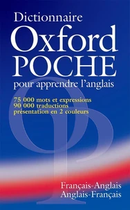 Dictionnaire Oxford poche pour apprendre l'anglais.
