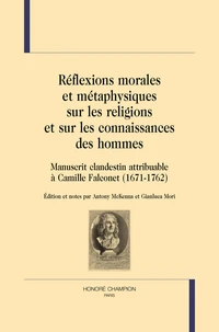 Réflexions morales et métaphysiques sur les religions et sur les connaissances des hommes