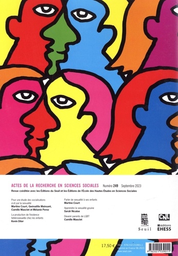 Actes de la recherche en sciences sociales N° 249, septembre 2023 Socialisations sexuelles