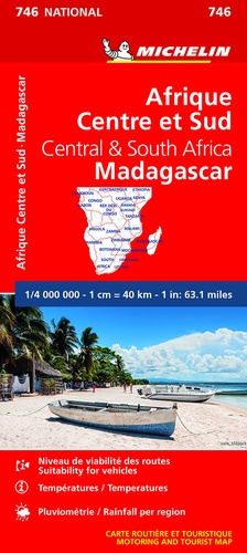  Michelin - Afrique Centre et Sud, Madagascar - 1/4 000 000.