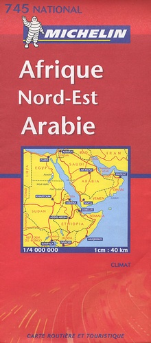  Michelin - Afrique Nord-Est Arabie - 1/4 000 000.
