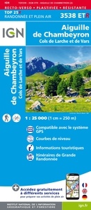  IGN - Aiguille de Chambeyron, Cols de Larche et de Vars Résistante - 1/25 000.