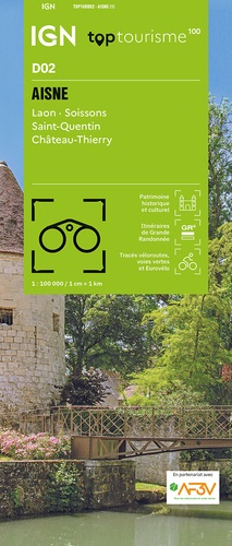 Aisne - Saint-Quentin, Laon, Soissons,... - IGN - Livres - Furet du Nord