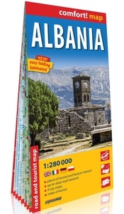  XXX - Albanie 1/280.000 (Ang) (carte grand format laminée).