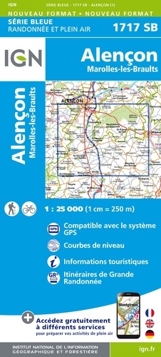 Alençon/Marolles-les-Braults. 1/25 000
