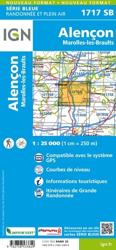 Alençon/Marolles-les-Braults. 1/25 000