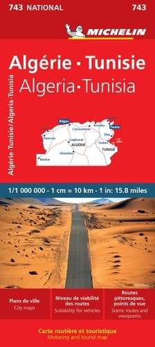 Algérie, Tunisie. 1/1 000 000