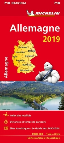Allemagne. 1/800 000  Edition 2019