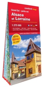  Express Map - Alsace et Lorraine - 1/275 000.