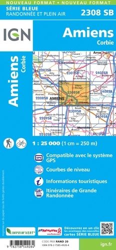 Amiens, Corbie. 1/25 000