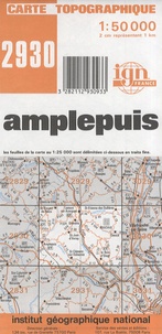  IGN - Amplepuis - Carte topographique 1/50 000.