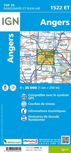 Angers. 1/25 000