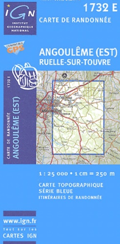  IGN - Angoulême (Est) - 1/25 000.