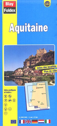  Blay-Foldex - Aquitaine - 1/200 000.