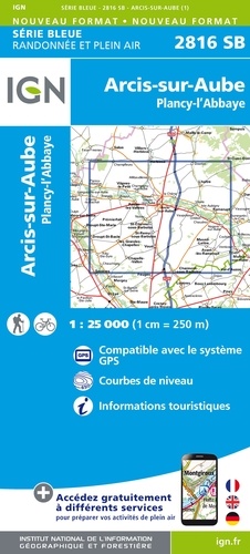 Arcis-sur-Aube/Plancy-l'Abbaye. 1/25000