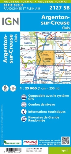 Argenton-sur-Creuse Cluis. 1/25 000
