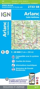  IGN - Arlanc, Saint-Anthème - 1/25 000.