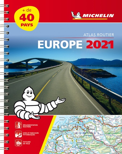 Michelin - Atlas routier Europe - Avec plus de 40 pays.