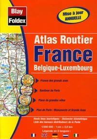 Atlas routier France Belgique-Luxembourg