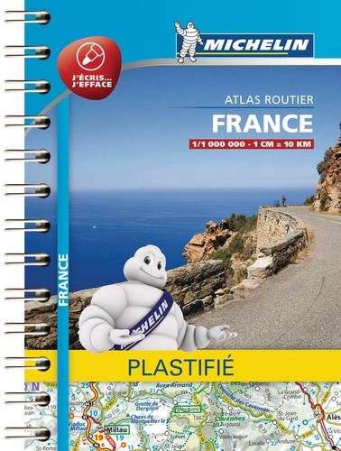  Michelin - Atlas routier France plastifié - 1 : 1 000 000.