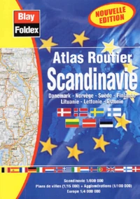 Atlas routier Scandinavie. 1/800 000. Europe. 1/4 000 000