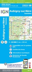  IGN - Aubigny-sur-Nère, Souesmes - 1/25 000.