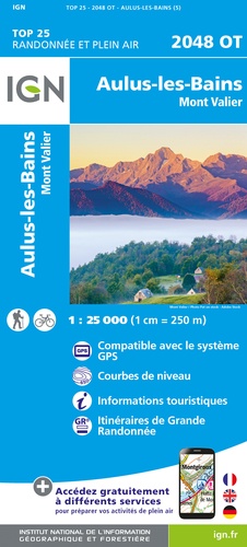 Aulus-les-Bains. 1/25 000