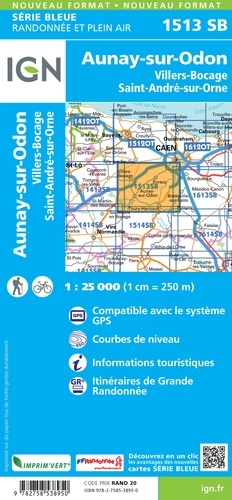 Aunay-sur-Odon Villers-Bocage Saint-André-sur-Orne. 1/25 000