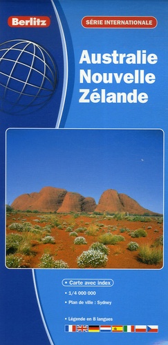  Berlitz - Australie - Nouvelle-Zélande - 1/4 000 000.