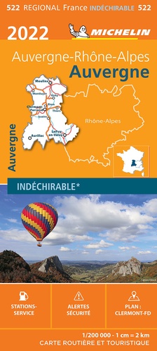 Auvergne. 1/200 000  Edition 2022
