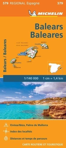  Michelin - Balears / Baléares - 1/140 000.