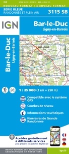  IGN - Bar-le-Duc Ligny-en-Barrois - 1/25 000.