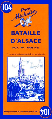  Anonyme - Bataille d'Alsace. - Carte historique.