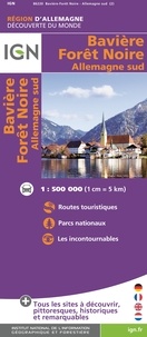  IGN - Bavière, Forêt noire, Allemagne Sud - 1/500 000.